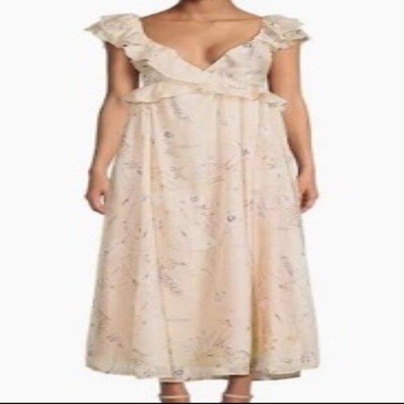 Koko and Mason Floral Ruffle Maxi Dress - Picture 2 of 5